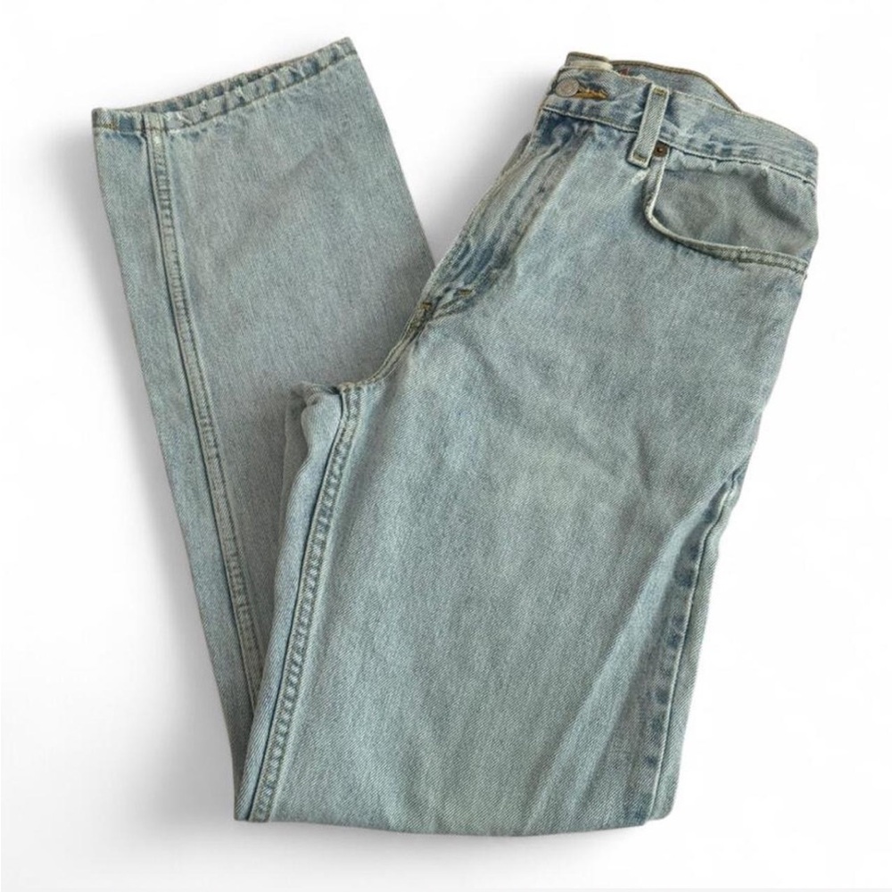 Levi's 505 Regular Fit Light Wash Straight Leg Jeans 100% Cotton Denim